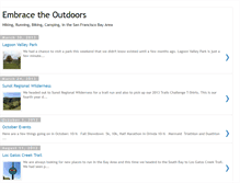 Tablet Screenshot of embracetheoutdoors.com